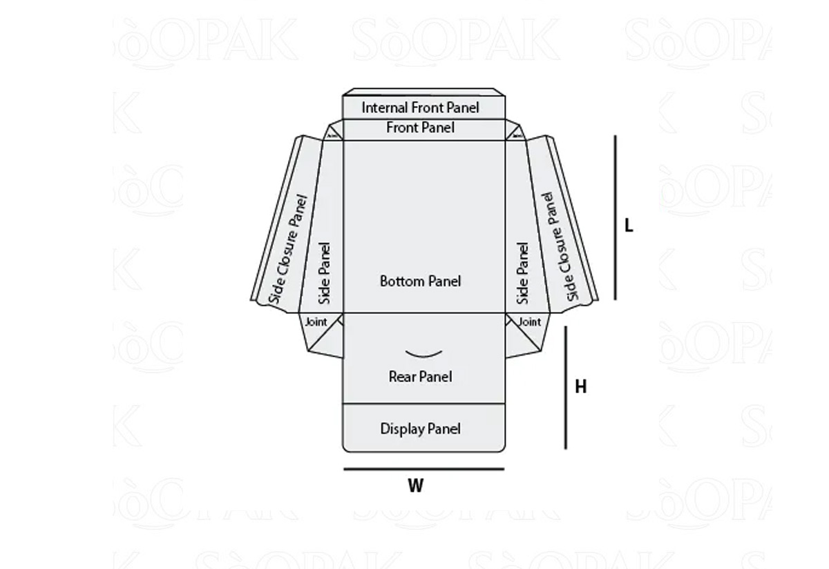 Double Wall Display Lid