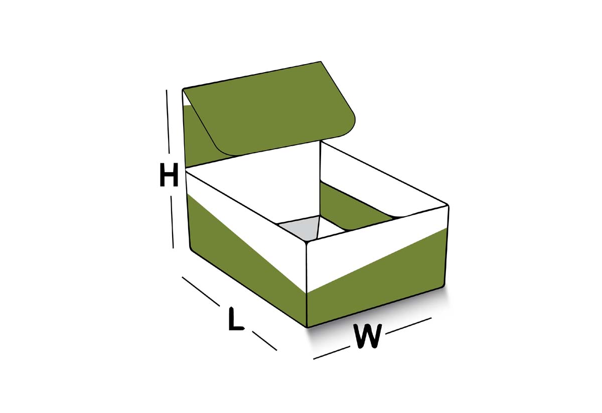 Four Corner With Lid Box