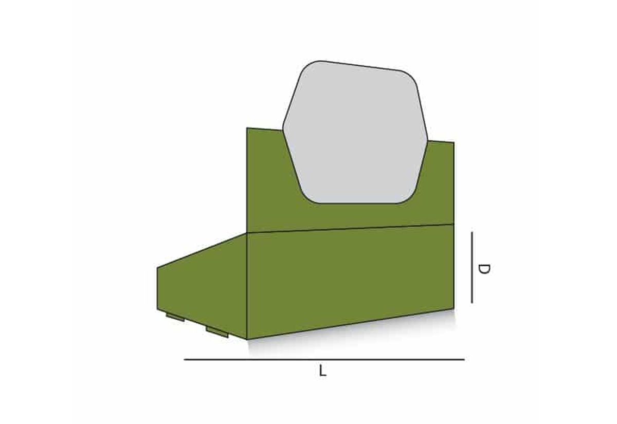 Self-Locked Counter Tray