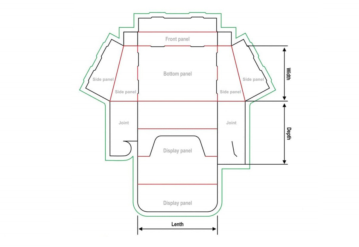 Self-Locked Counter Tray