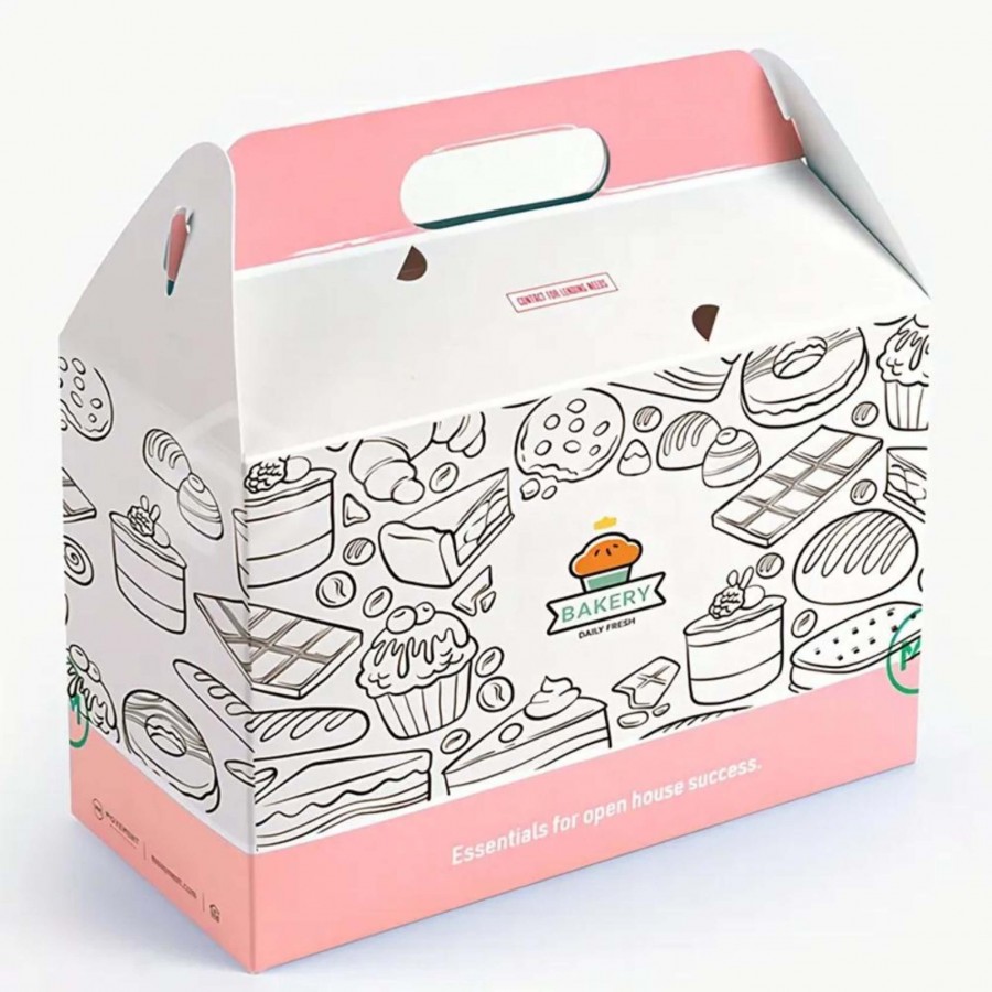 Kraft Cake Packaging Boxes