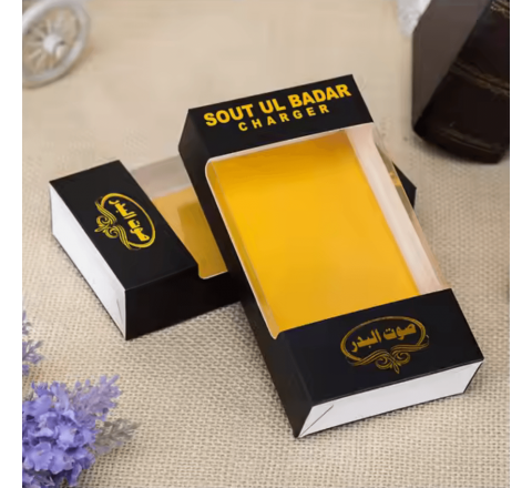 Clear Lid with Black Base Packaging Boxes
